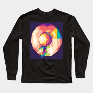 pop art hat Long Sleeve T-Shirt